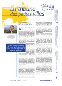 La Tribune des petites villes - Janvier 2018