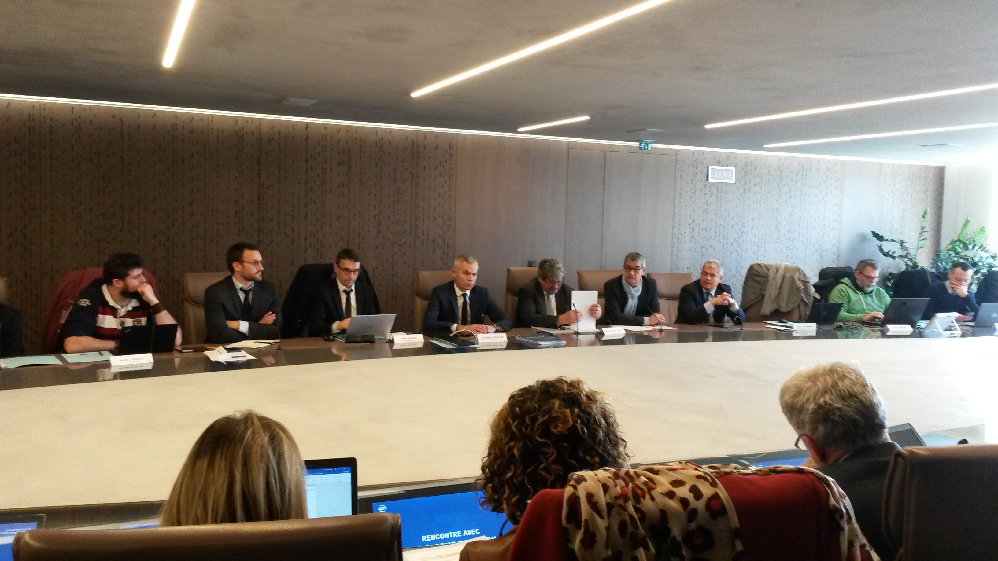 Développement durable : Christophe Bouillon a rencontré les acteurs des travaux publics