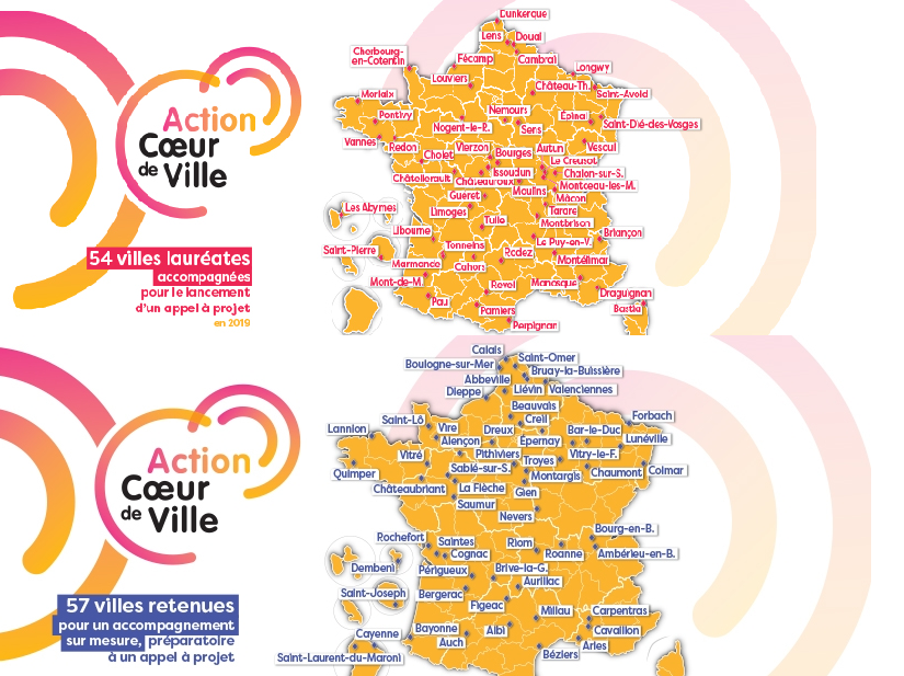 Revitalisation des centres-villes : Jacqueline Gourault dévoile les 110 premières villes aidées et annonce un plan pour les petites villes centres