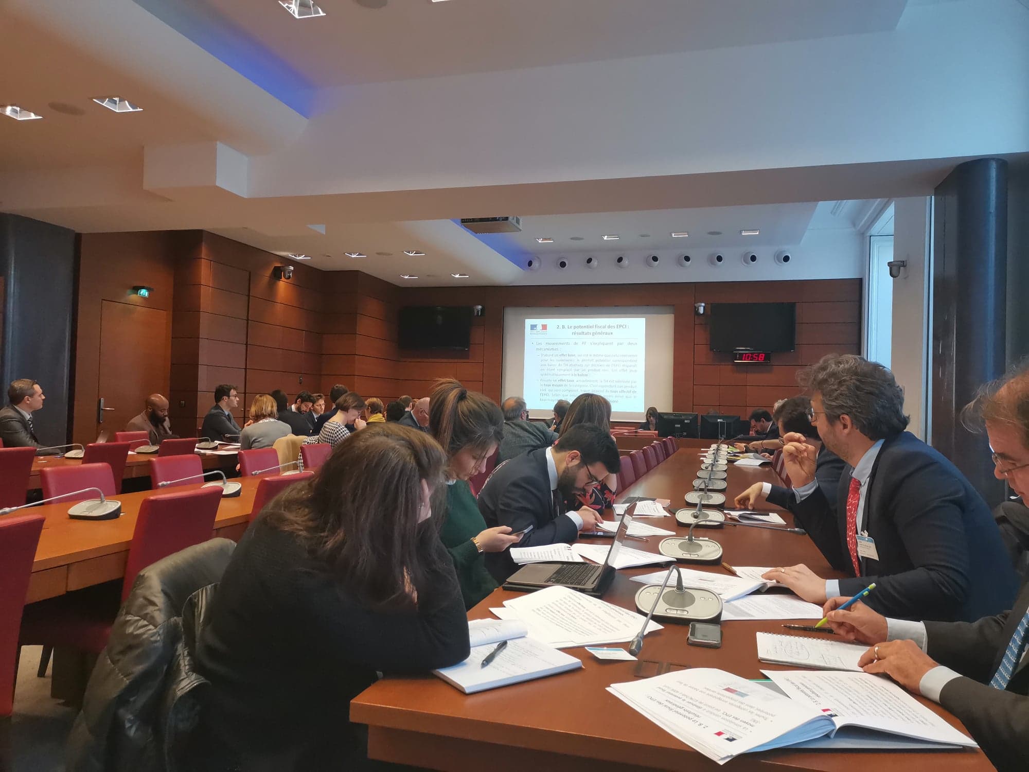 Comité des finances locales : le groupe de travail sur les conséquences de la réforme fiscale s’est réuni