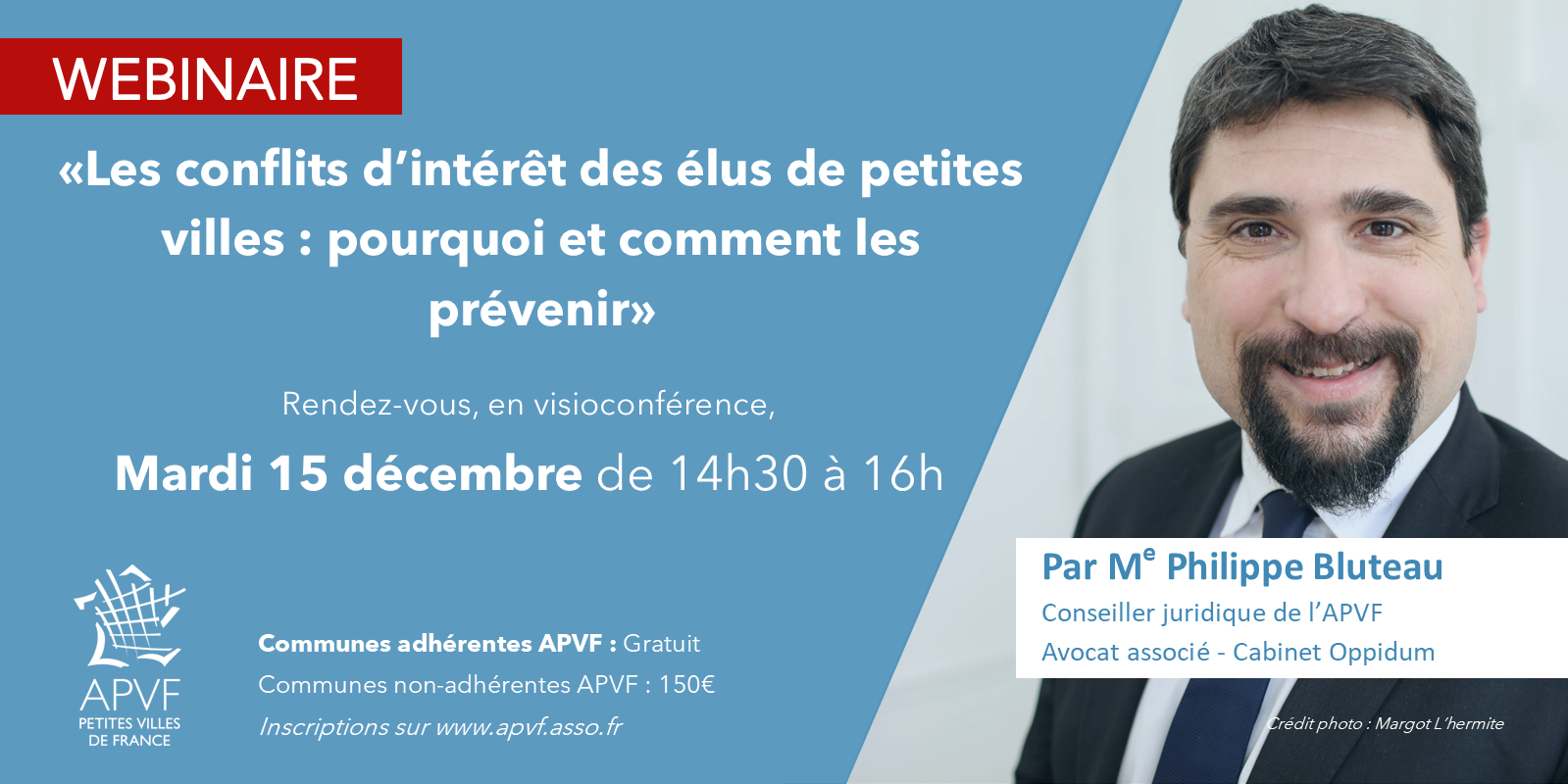 Webinaire "Les conflits d'intérêt des élus de petites villes : pourquoi et comment les prévenir ?"