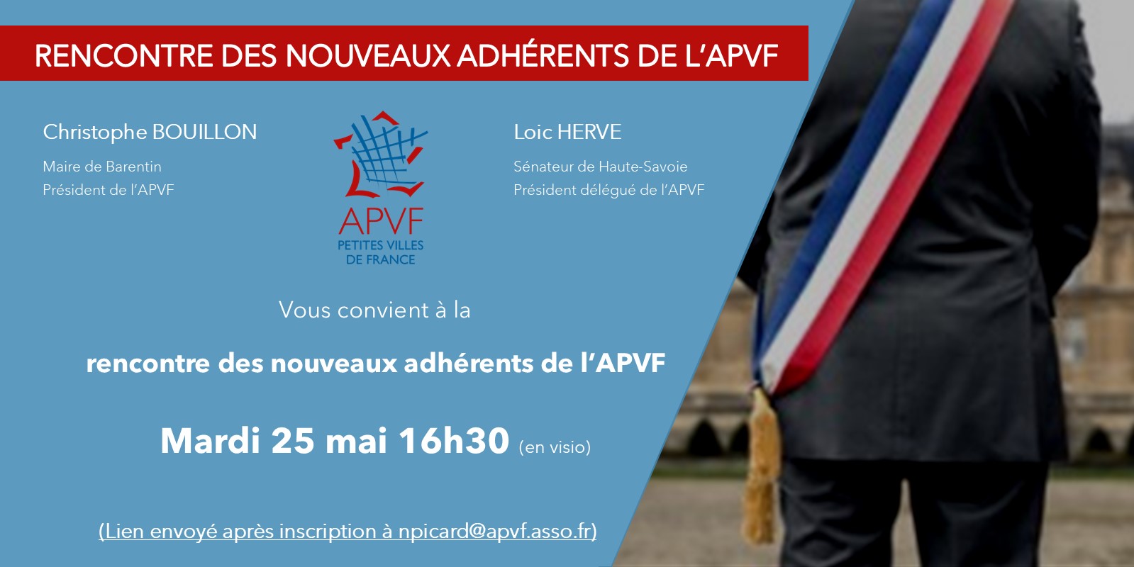 Webinaire : Rencontre des nouveaux adhérents de l’APVF