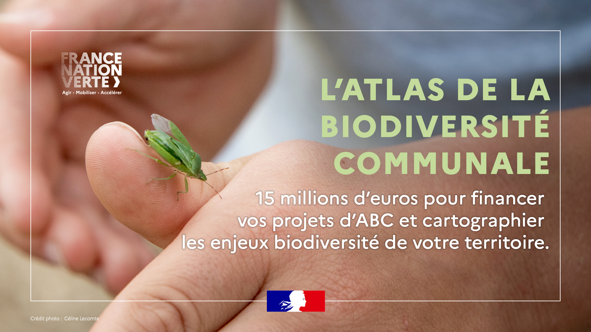 L’Office français de la biodiversité mobilise 15 millions d’euros pour financer votre projet d’Atlas de la biodiversité communale ou intercommunale