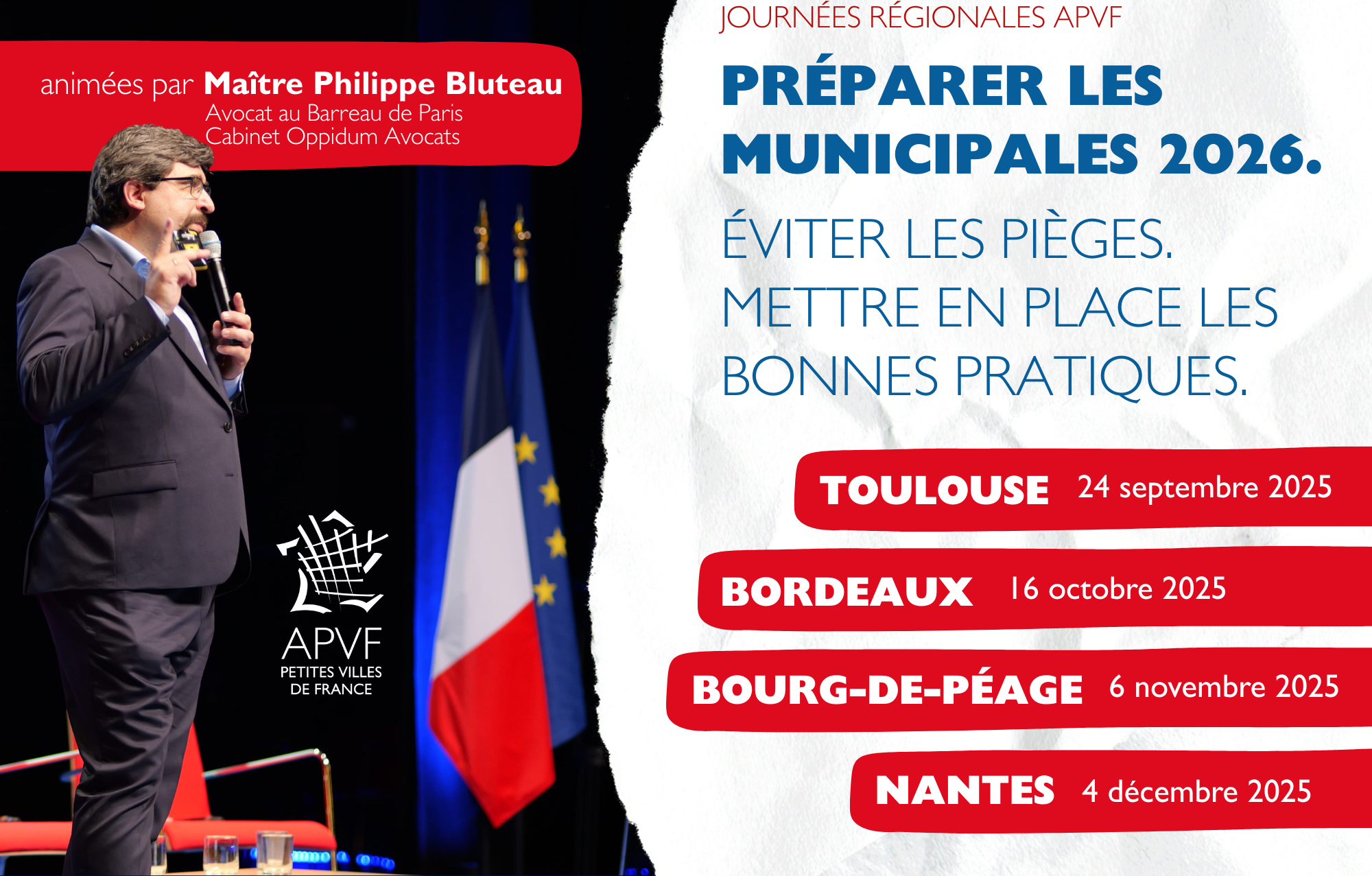 Rencontres régionales de l’APVF :  « Préparer les élections de 2026 : pièges à éviter et bonnes pratiques »