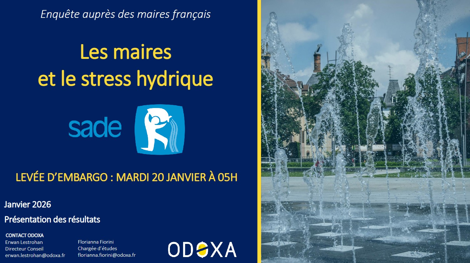 Stress hydrique : 4 maires sur 10 s’inquiètent pour le prochain mandat