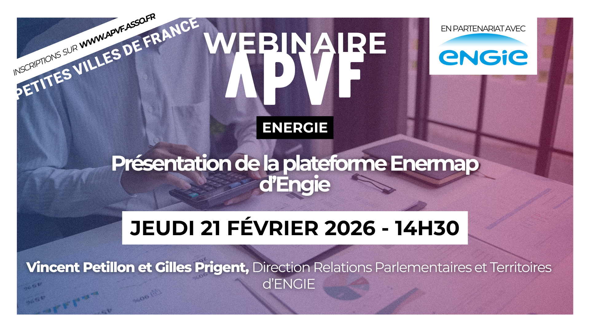 WEBINAIRE : Pr&eacute;sentation de la plateforme EnerMap d'Engie